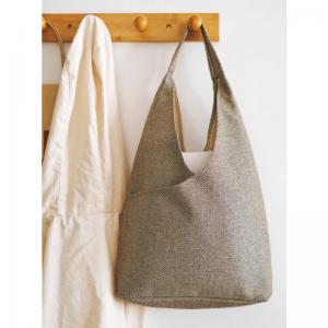 Beach Style Casual Cotton Linen Shoulder Bag/ Handbag