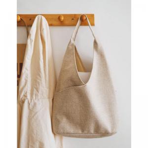 Beach Style Casual Cotton Linen Shoulder Bag/ Handbag