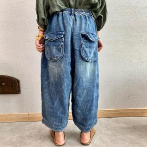 Hip Flap Pockets Stone Wash Jeans 90s Baggy Straight Leg Jeans