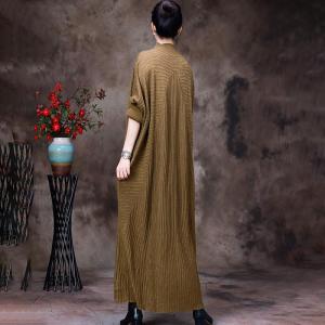 High Neck Wool Blend Sweater Dress Glittering Jumper Dress