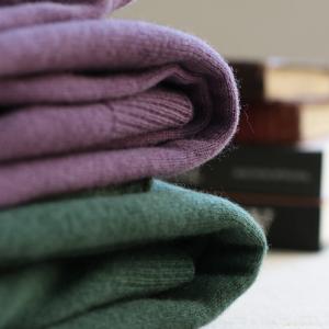 Basic Plain Turtleneck Sweater Soft Wool Jumper for Women