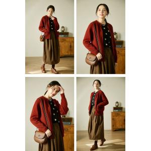 Australian Wool Short Cardigan Winter Knit Overcoat for Women