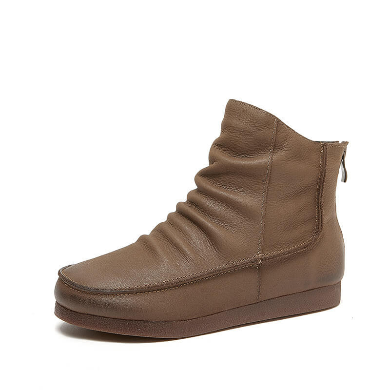 cowhide chelsea boots