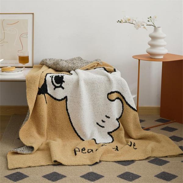 Cartoon Dove Bedding Blanket Soft Camping Throw