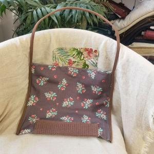 Vintage Floral Cotton Bag Womens Folk Hobo Bag