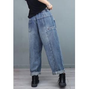 Relax-Fit Light Wash Jeans Womens Straight Leg Dad Jeans