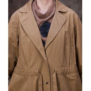 Business Casual Belted Trench Flax Long Wind Coat