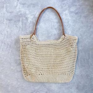 Boho Beach Handmade Weave Bag Cotton Hollow Out Bag