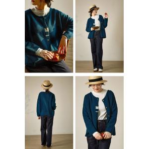 Soft Woolen Oversized Cardigan Over50 Single-Breasted Coat