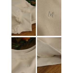 Letter Embroidery Plain Sweatshirt Long Sleeve Cotton Pullover