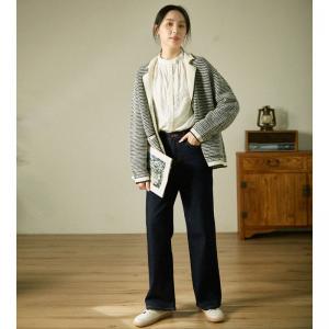 Oversize Knit Vintage Blazer Wool Blend Houndstooth Coat