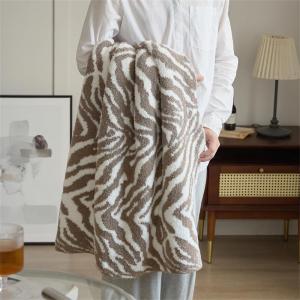 Zebra Prints Soft Comfy Blanket Full Size Winter Throw