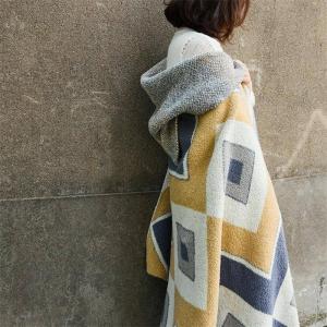 Geometric Figure Modern Blanket Soft Comfy Sofa Throw