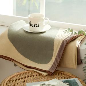 Multi-Colored Soft Blanket Autumn Office Cozy Blanket