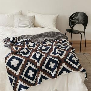 Cross Graphic Couch Throw Simple Sofa Throw
