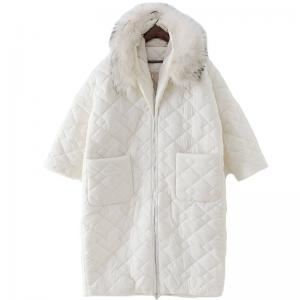 Front Zip Hooded Bubble Coat Plus Size Quilted Puffer