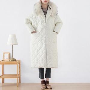 Front Zip Hooded Bubble Coat Plus Size Quilted Puffer