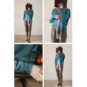 Morandi Colors Basic Wool Sweater Comfy Mock Neck Jumper