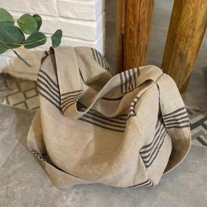 Casual Cotton Linen Lazy Hobo Bag