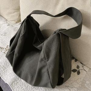 Casual Cotton Linen Lazy Hobo Bag