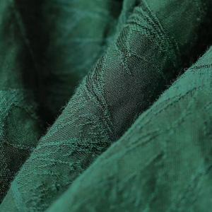 Exquisite Embroidery Green Dress Jacquard Chinese Kimono Dress