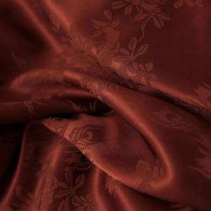 Flouncing Sleeves Embroidery Qipao Designer Silky Vintage Dress