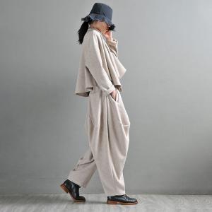 Comfy Designer Harem Pants Wool Blend Customized Pants