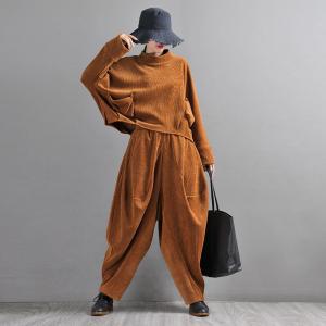 Solid Color Designer Harem Pants Baggy Cotton Fisherman Pants