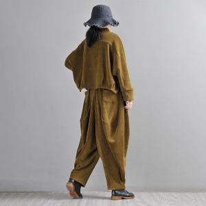 Solid Color Designer Harem Pants Baggy Cotton Fisherman Pants