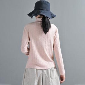 Comfort Jacquard Underscrub Shirts Mock Neck Pleated Tee