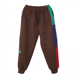 Street Fashion Cotton Tapered Pants Fleeced Sweat Pants