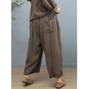 Lazy Style Comfy Fringed T-shirt with Baggy Wide Leg Pants