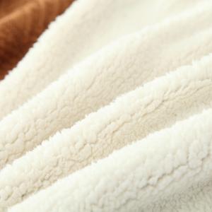 Cotton Chunky Knit Blanket Sherpa Winter Blanket