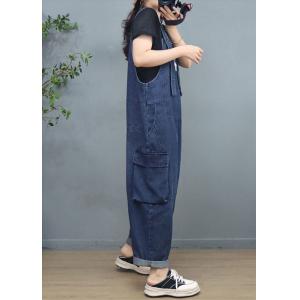 Side Pockets Baggy 90s Overalls Denim Gardening Outfits