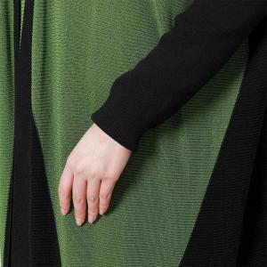 Bi-Colored Tassel Cardigan Business Casual Knitwear