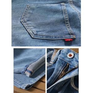 Floor Length Stone Wash Jeans 90s Fashion Straight Leg Jeans