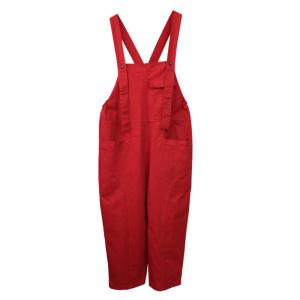 Hip Pockets Cotton 90s Overalls Straight Legs Summer Overalls