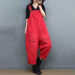 Gardening Bib Overalls 90s Dungarees with Adjustable Straps