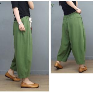 Cozy Summer Wide Leg Sweat Pants Casual Plain Cotton Pants