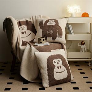 Cute Gorilla Soft Modern Blanket Cozy Sofa Throw