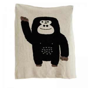 Cute Gorilla Soft Modern Blanket Cozy Sofa Throw