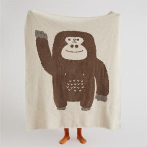 Cute Gorilla Soft Modern Blanket Cozy Sofa Throw