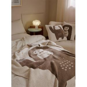 Cute Gorilla Soft Modern Blanket Cozy Sofa Throw