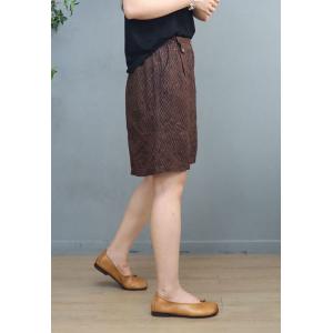 Straight Legs Linen Bermuda Shorts Cozy Suit Short Pants