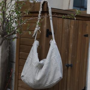 Casual Cotton Linen Hobo Bag Bohemian Tote Bag