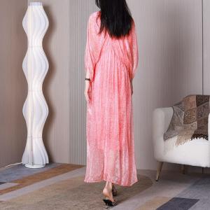 V-Neck Sheer Homecoming Dress Maxi Elegant Party Dress