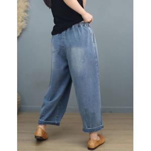 Folk Ropes Stone Wash Jeans Baggy Womens Dad Jeans