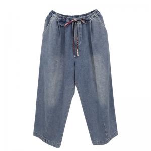 Folk Ropes Stone Wash Jeans Baggy Womens Dad Jeans