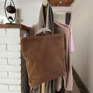 Minimalist Chic Cotton Linen Korean Tote Bag