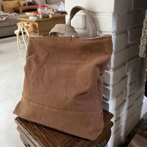 Minimalist Chic Cotton Linen Korean Tote Bag